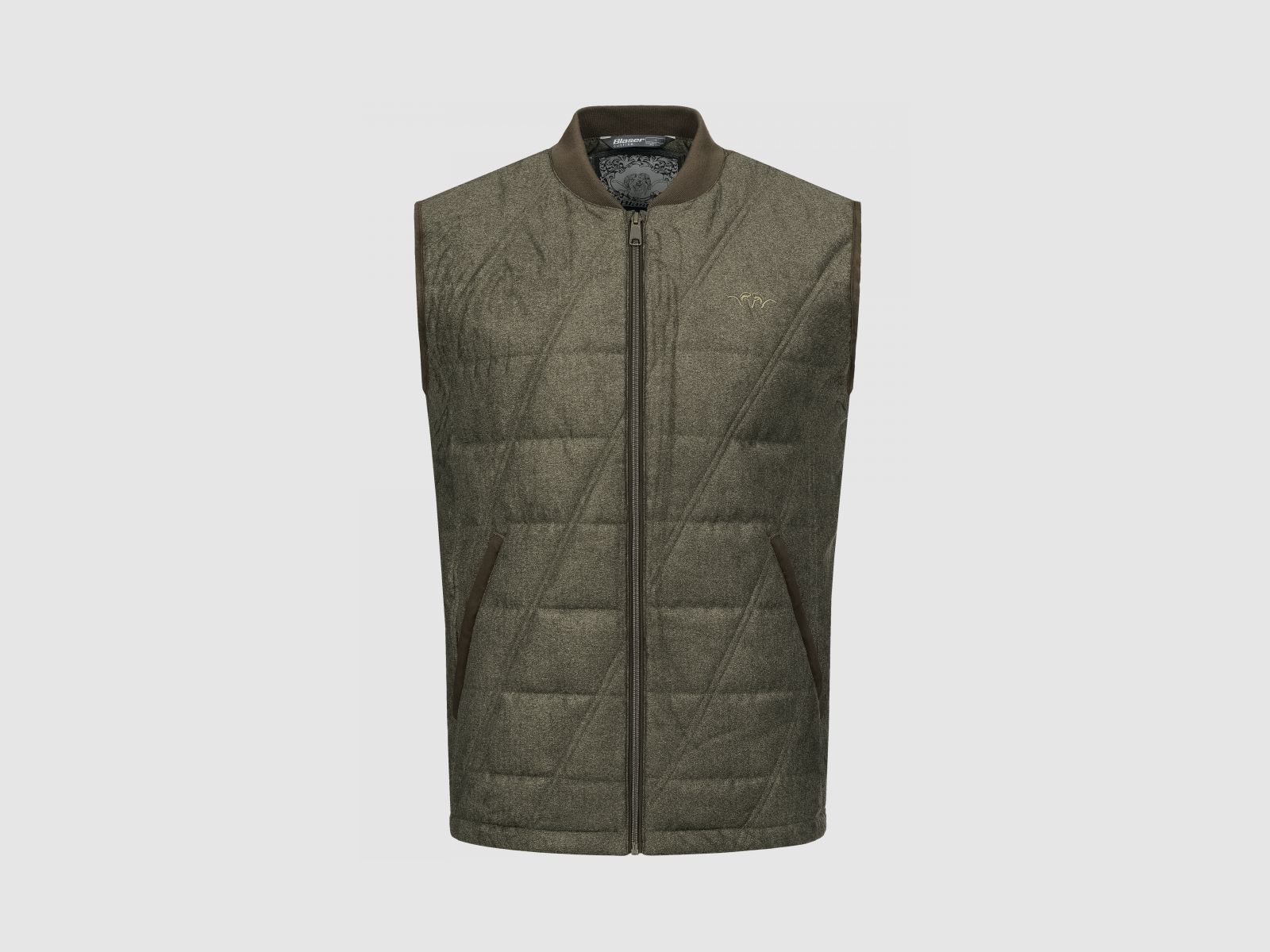 BLASER Herren Vintage Weste Victor Olive Melange- Black