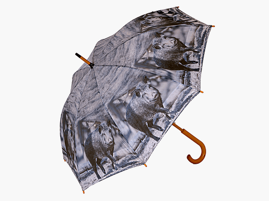Stock-Regenschirm Motiv Wildschwein