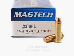 Magtech .38 Spec 158 gr Fmc 50/1000 stuks