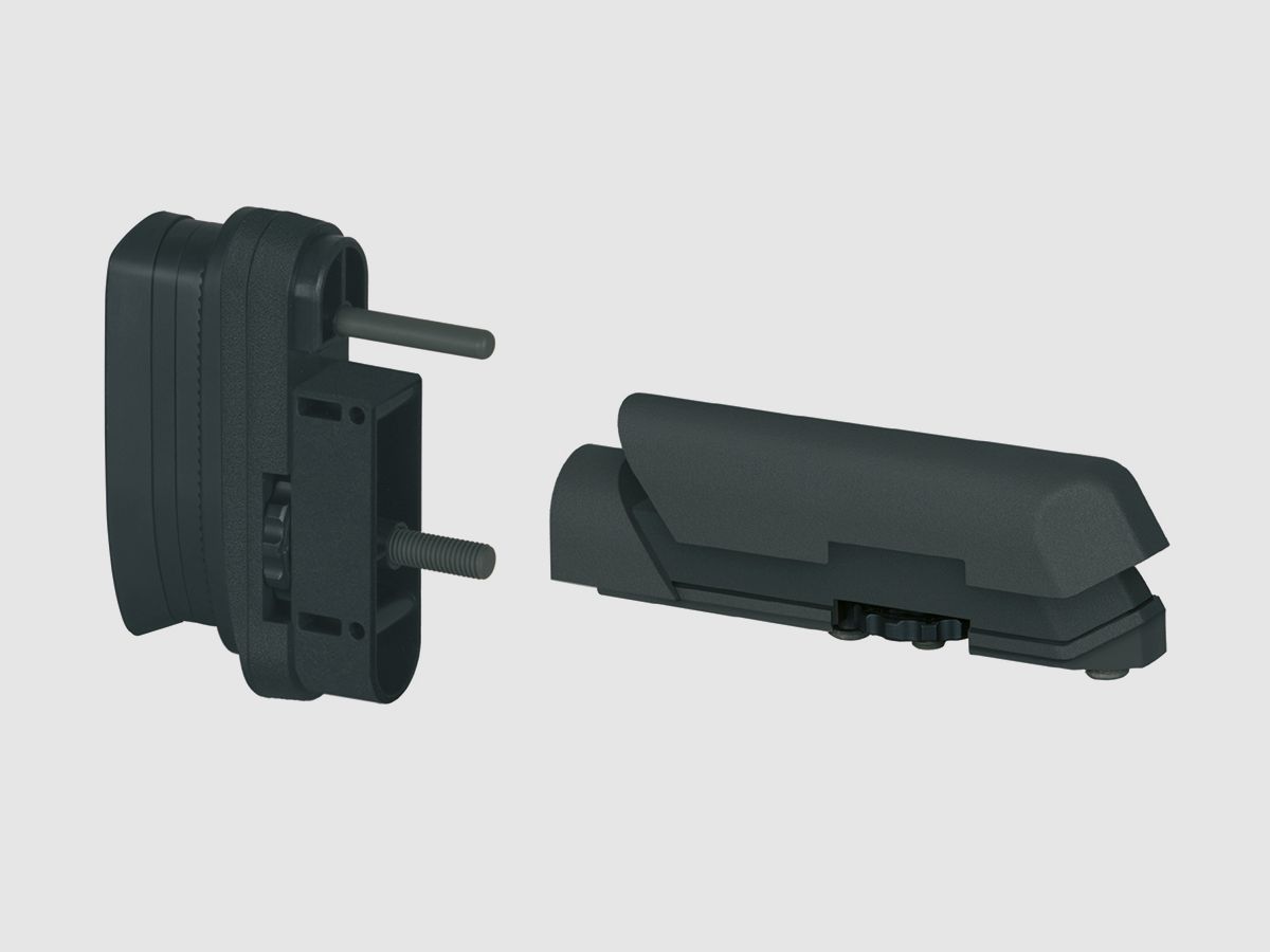 Amoeba Schaftbacke + Schaftkappe Striker S1 nera