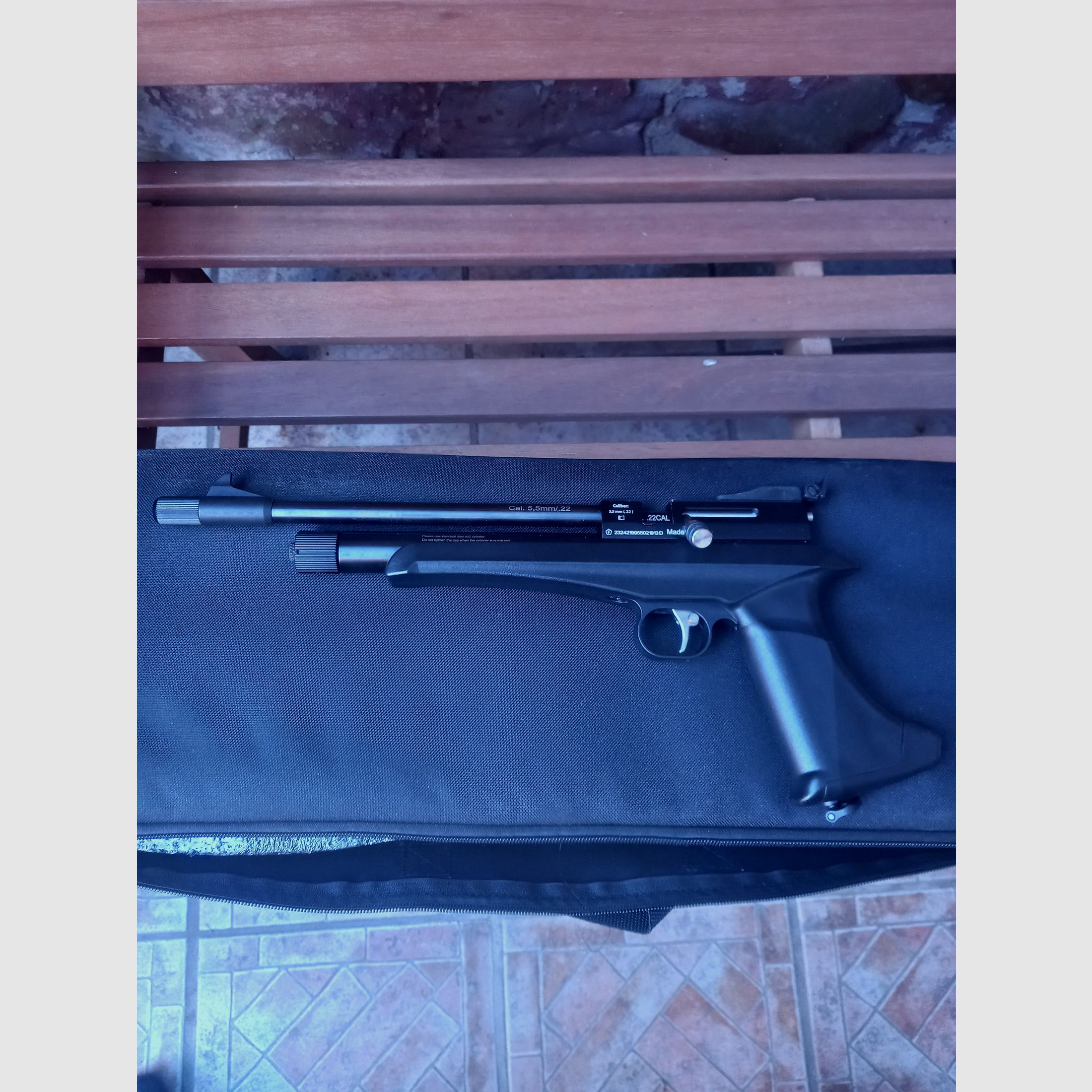 Pistolet Co2 "Diana Chaser" cal. 5,5mm Diabolo en boîte avec étui., image 5 sur 8