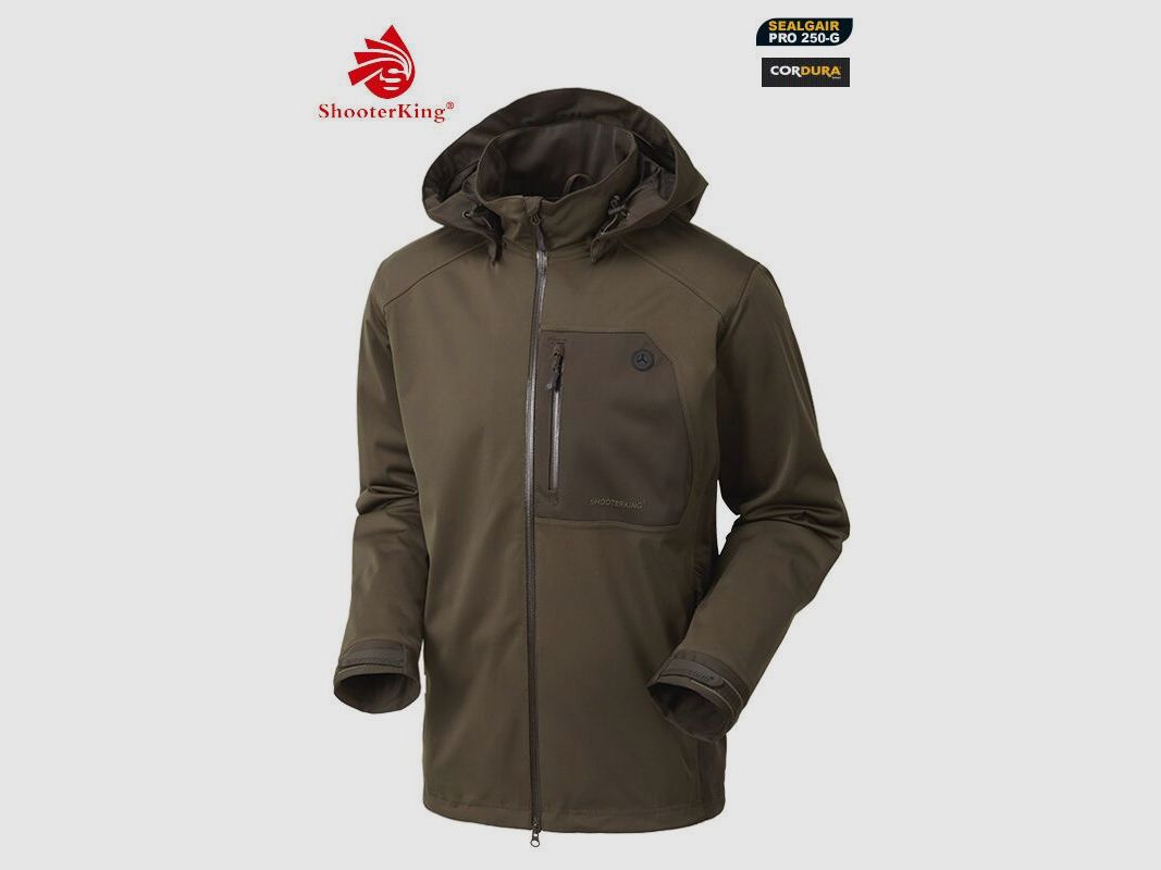 Shooterking Huntflex Jacke braun/oliv