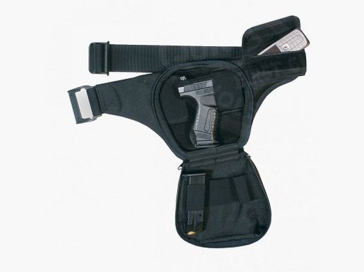 SICKINGER Bauchtasche f. Kurzwaffe f. große und mittlere Pistolen 64550 -Nylon Walker SPORT