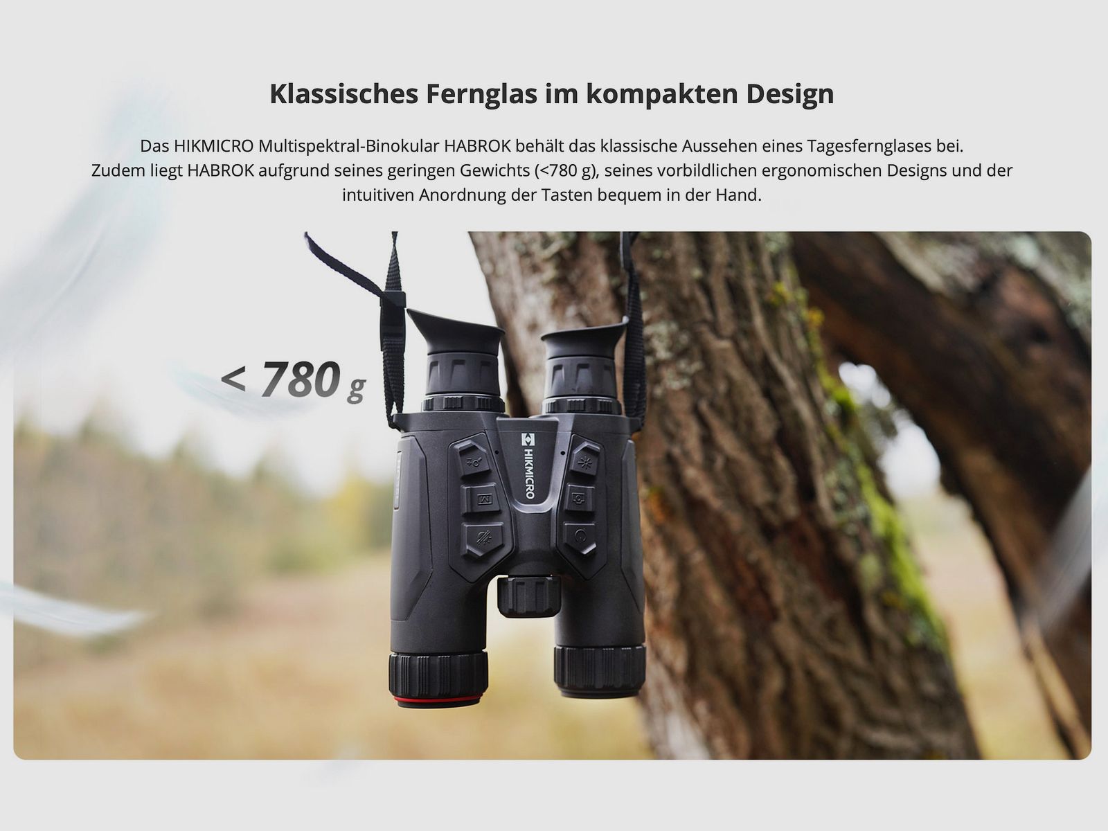 Hikmicro Binocular Habrok HQ35LN thermal imaging/night vision/digital camera 940Nm 2560 x 1440