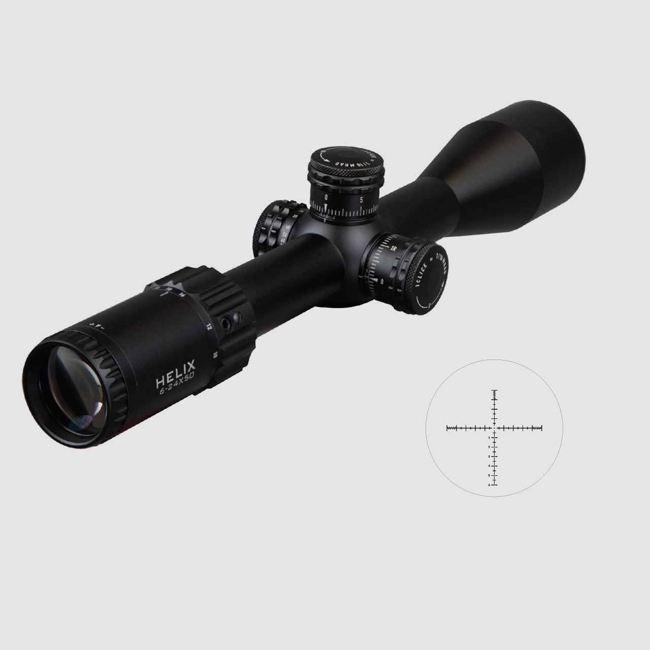 Zielfernrohr Element Optics Helix 6-24x50 SFP, Absehen APR-1C MRAD, 30 mm Tubus, Seitenfokus