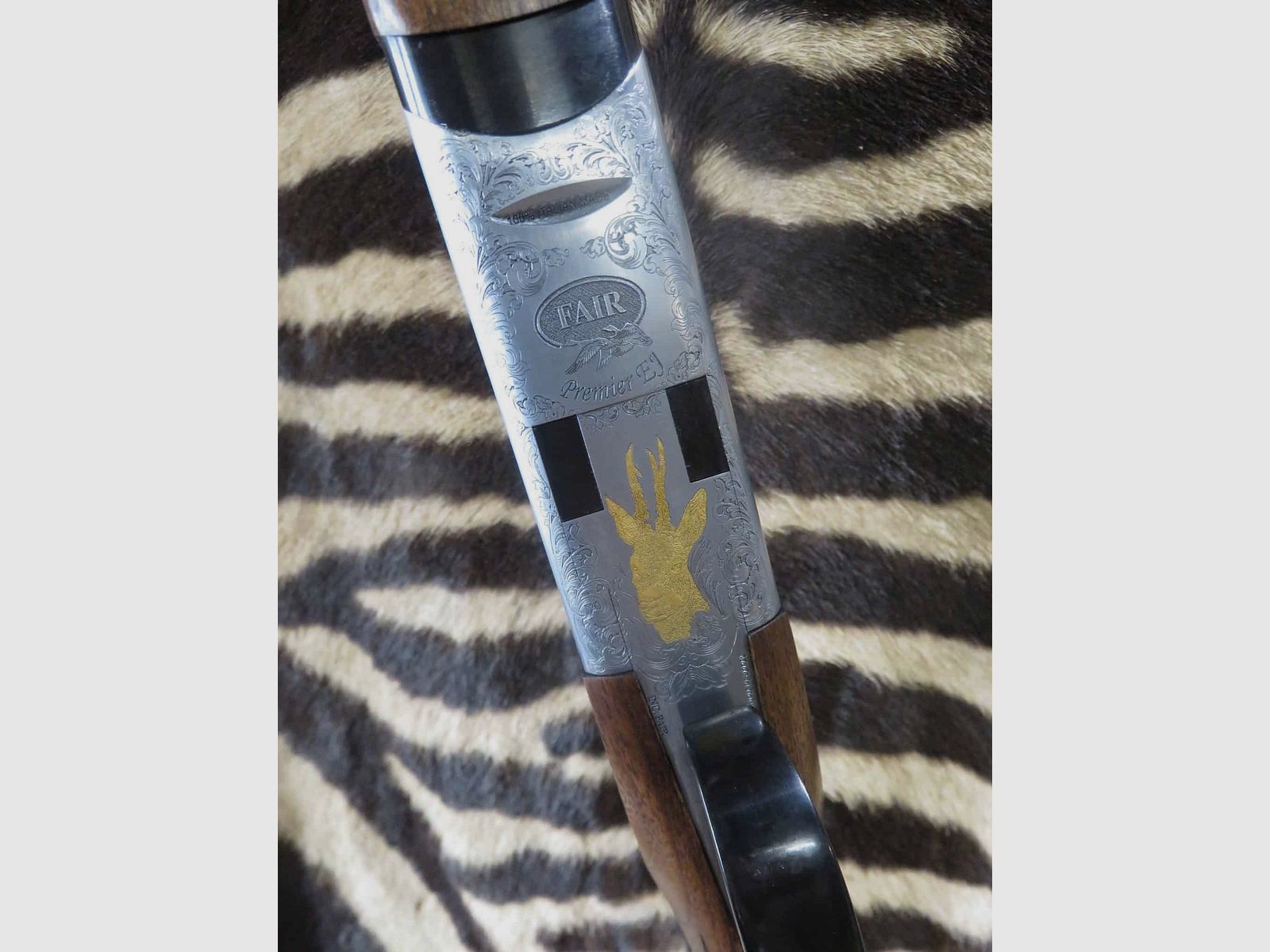 Doppelbüchse FAIR Premier mit Auswerfer Kal.30-06 Läufe 55 cm, Bild 6 von 11