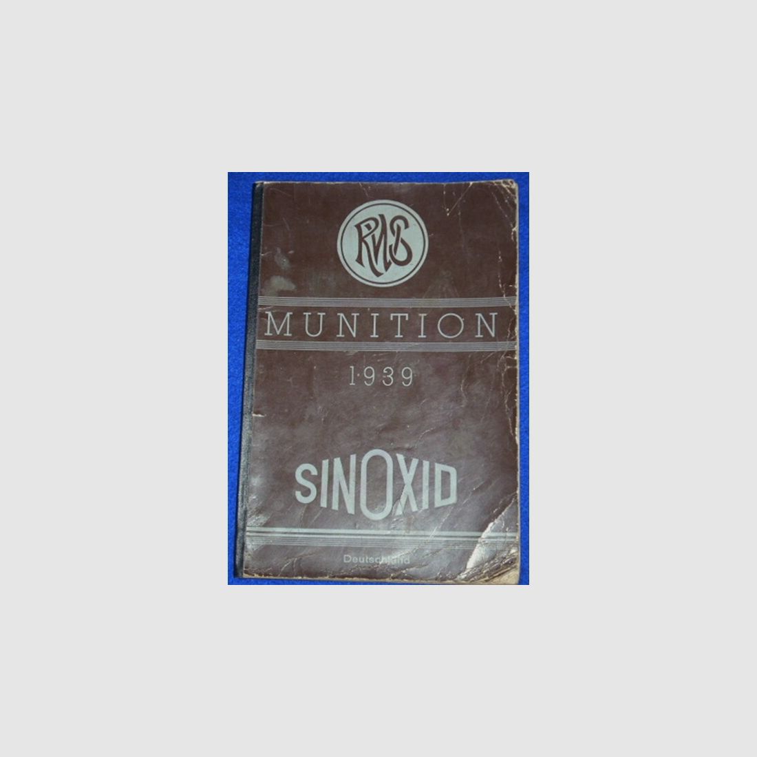 Katalog Munition RWS von 1939