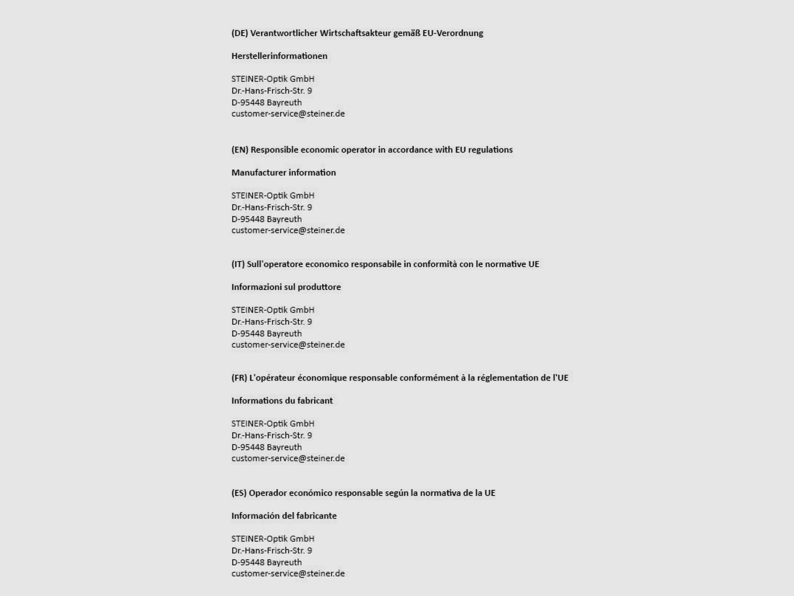 Steiner 202500208 S332 cal 7.62 red dot sight