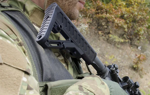 Leapers UTG Pro AR15 Ops Ready S2 Mil-spec stock, black (RBUS2BMS), image 5 of 6