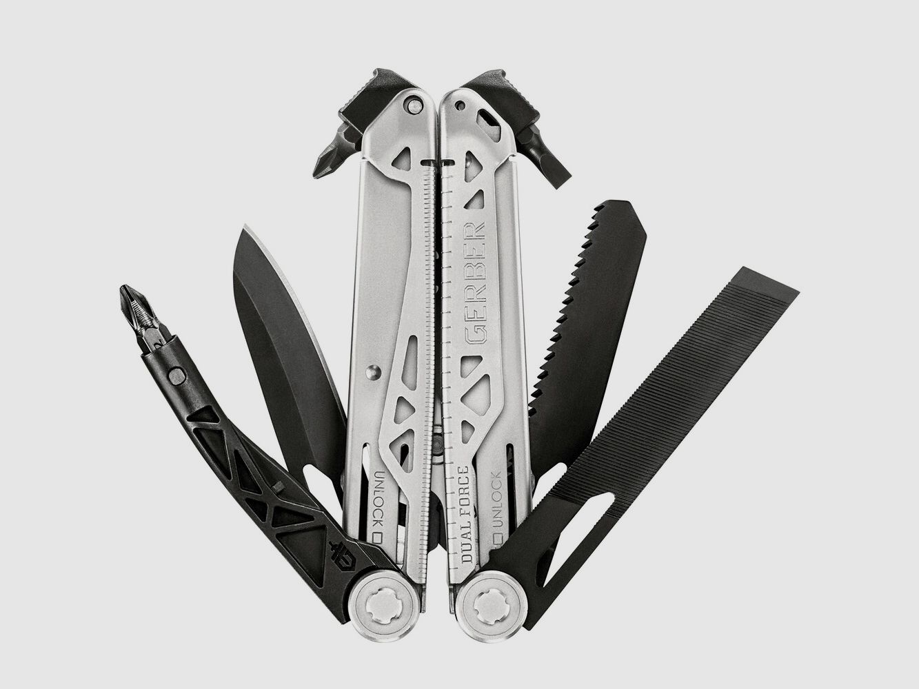 Gerber Multi-tool Dual Force (Silver black), imagen 2 de 5