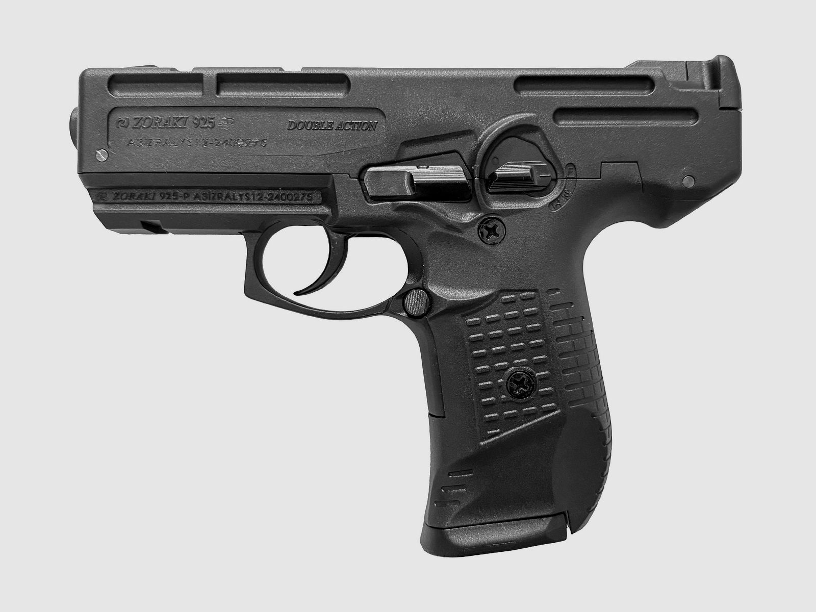 Zoraki 925-P schreckschuss pistool 9mm P.A.K. zwart - 5 magazijnen - 100 knalpatronen - NIEUW