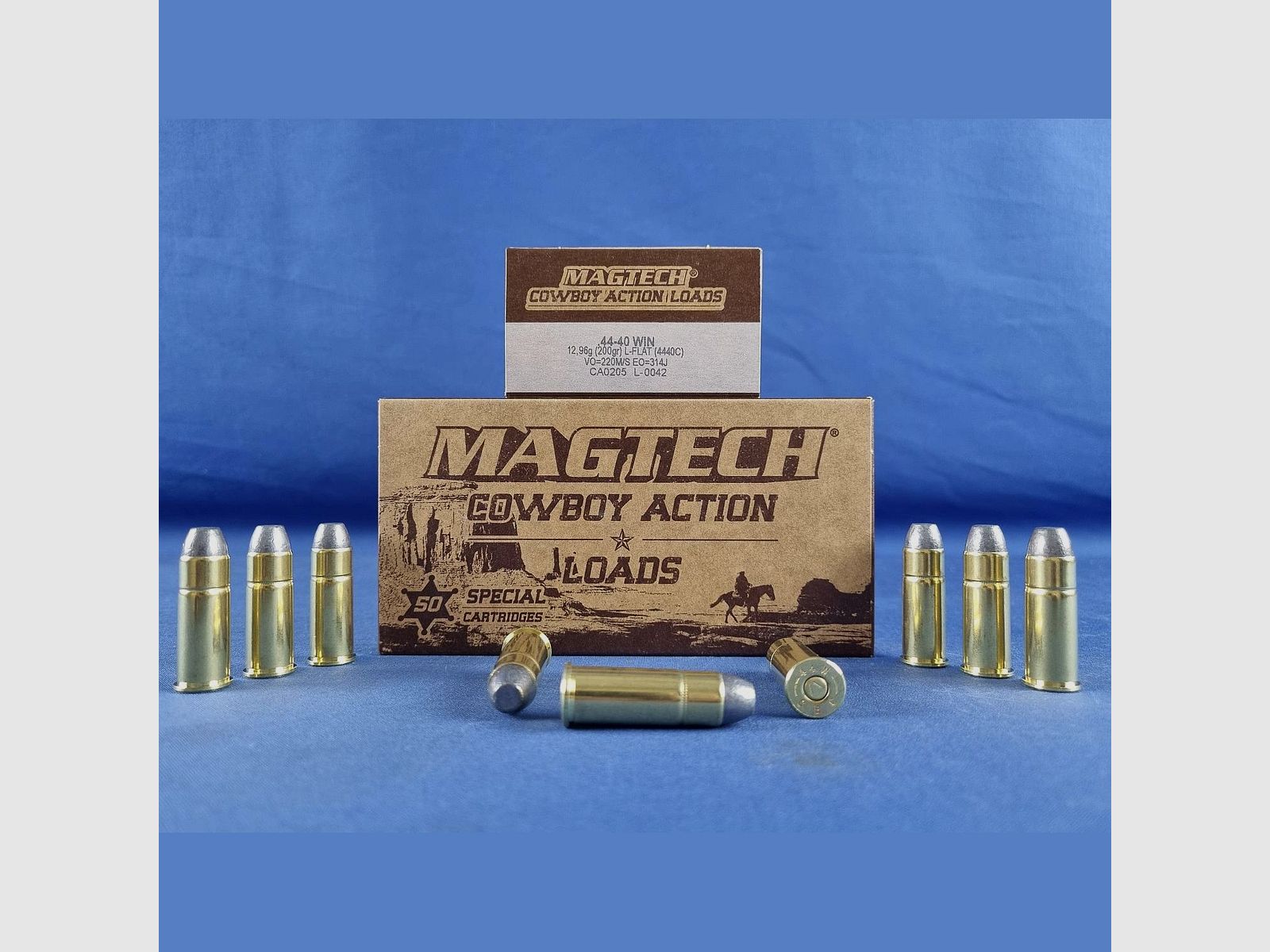 Magtech .44-40 Win. Cowboy-Action-Shooting Blei-Flachkopf 13,0g/200grs.