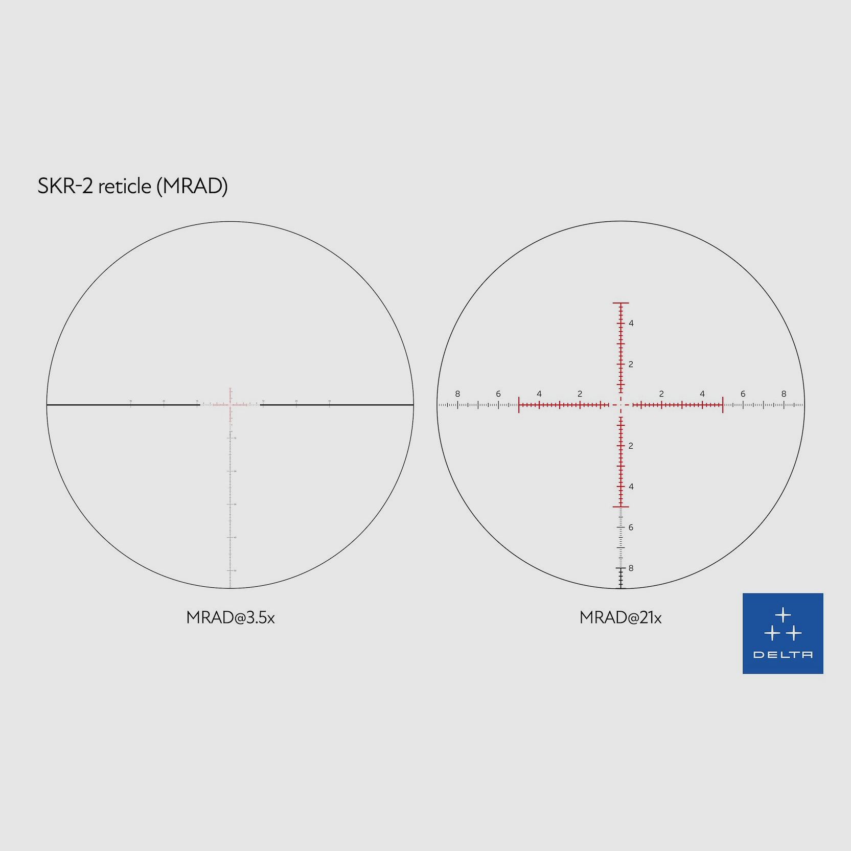 Delta Javelin 3,5-21×50 mm FFP (Ret. SKR-2 MRAD), Bild 4 von 4