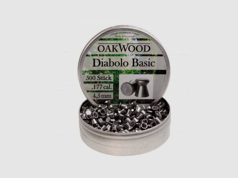 OAKWOOD BASIC 4,5MM DIABOLOS - 500 STÜCK