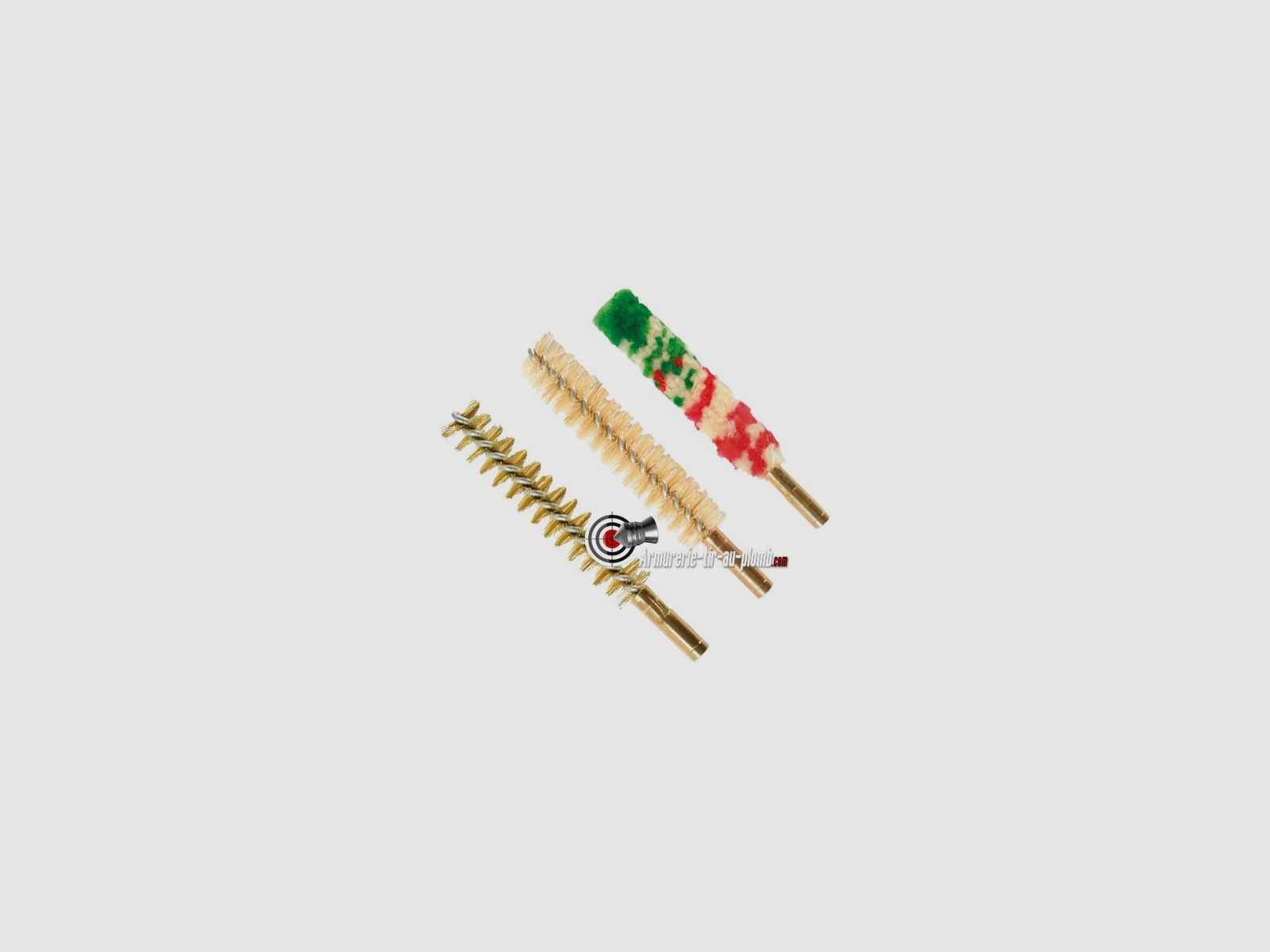 Set aus drei Bürsten für Kaliber 22 / 5,5 mm