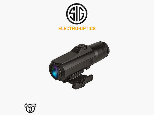 Magnificador SIG OPTICS Juliet 6 Magnifier, 6X24Mm, Powercam Qr Mount With Spacers, Black