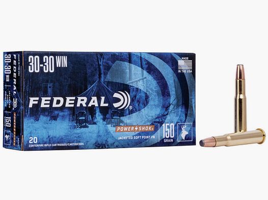 Munición metálica FEDERAL Power-Shok – 30-30 Win. – 150 grains – SP FN