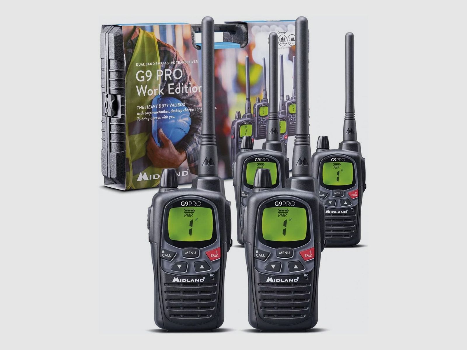 G9 Pro Work Edition Walkie Talkie (4er-Set), Bild 2 von 9