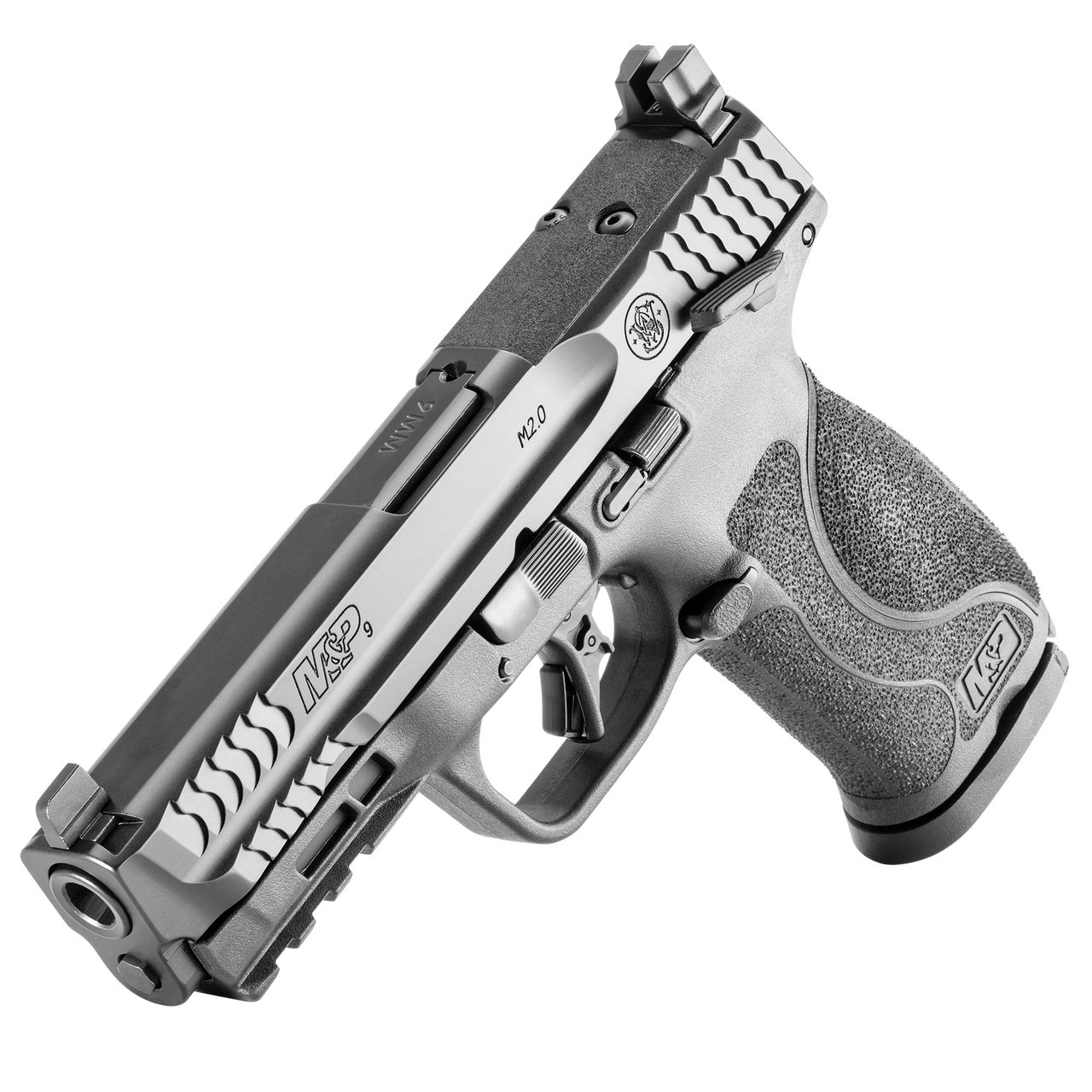 Smith & Wesson M&P9 M2.0 OR THUMB SAFETY BLACK 4.25″, image 3 of 6