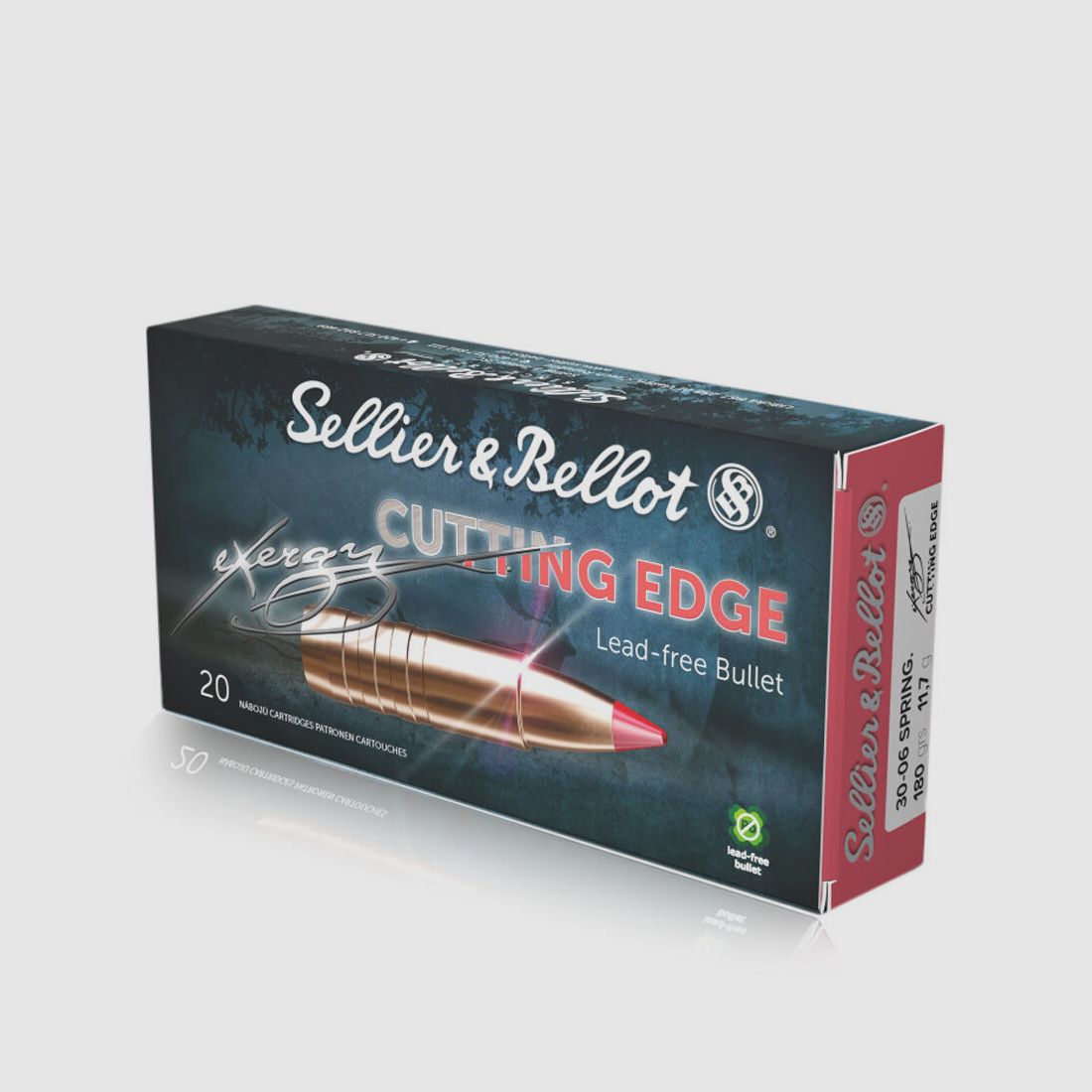 Sellier & Bellot Exergy Edge 180 grs 20 pcs .30-06Spring