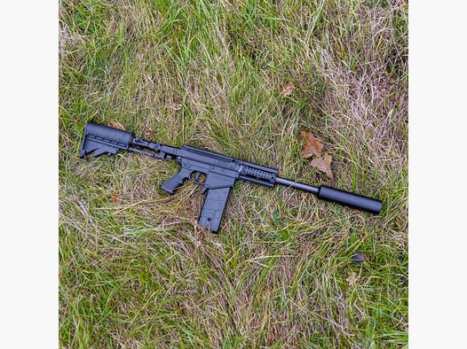 TŁUMIK Wątek 22x1,5 | CNC | CZARNY | L 20cm | FSC | FSC XP | Pistelle X-68 | IntruBuster.68