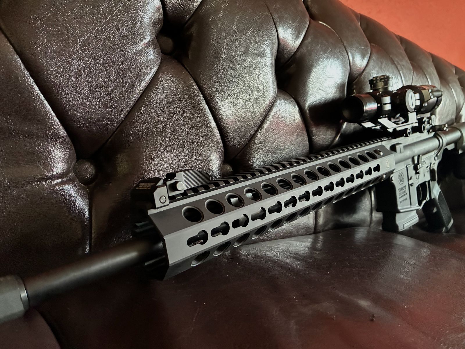 Troy Industries Carbine .223 Rem. incl. AR .300 BLK optic – minder dan 50 schoten!, afbeelding 4 van 8