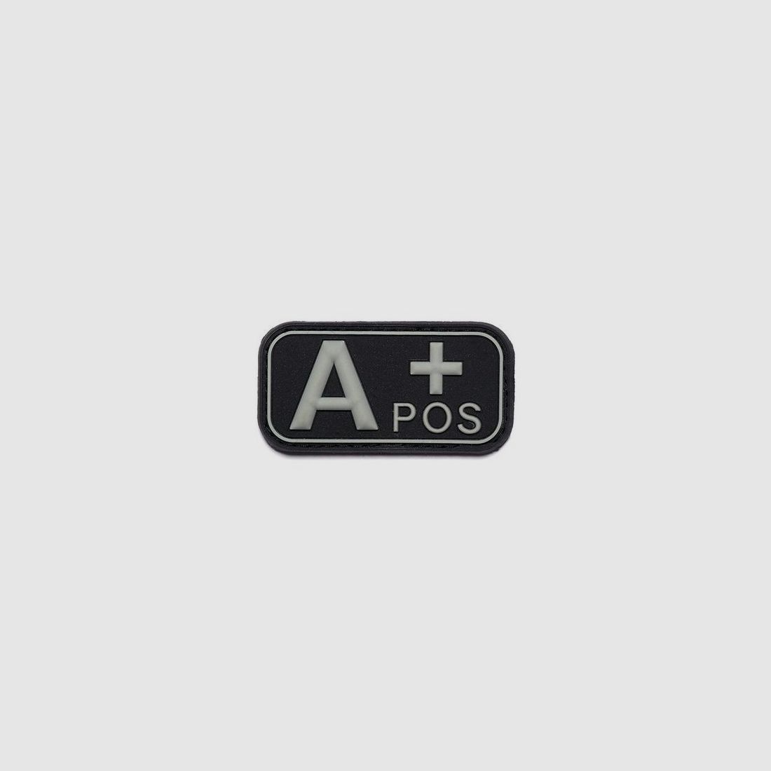 3D-PVC-Emblem Blutgruppe A+ positiv, Bild 1 von 3