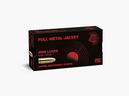 Geco 9 mm 124 grain FMJ