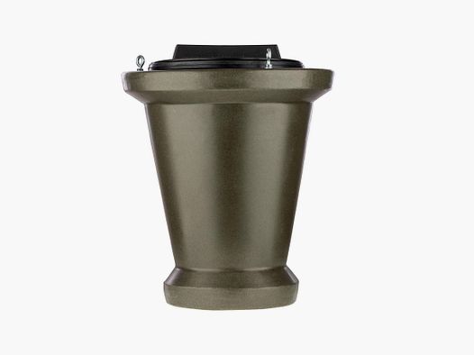 Storage container for feed dispenser