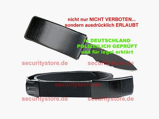 GürtelschnallenMesser schwarz Gürtelmesser Outdoor EDC Prepper