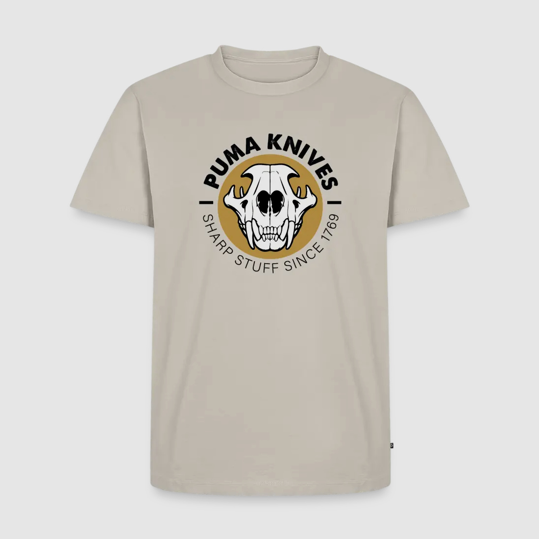 PUMA Men’s Premium T-Shirt "Skull Frontal Sharp Stuff"