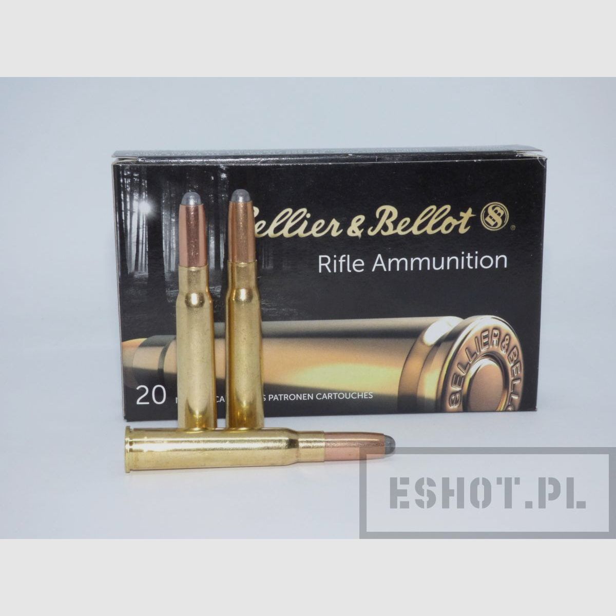 Munitions S&B cal. 8x57JR SP, 12,7 g