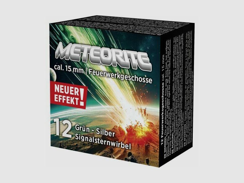 Umarex Umarex Signalsternwirbel Meteorite grün 15 mm 12er Schachtel
