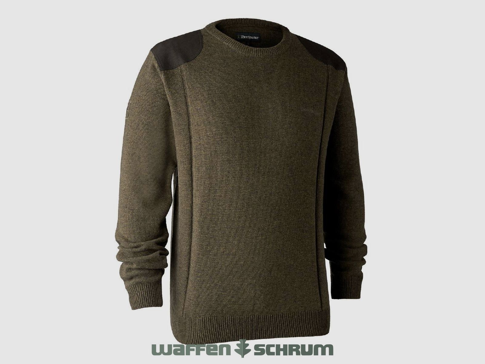 Deerhunter Pullover Sheffield m. O-Hals Cypress