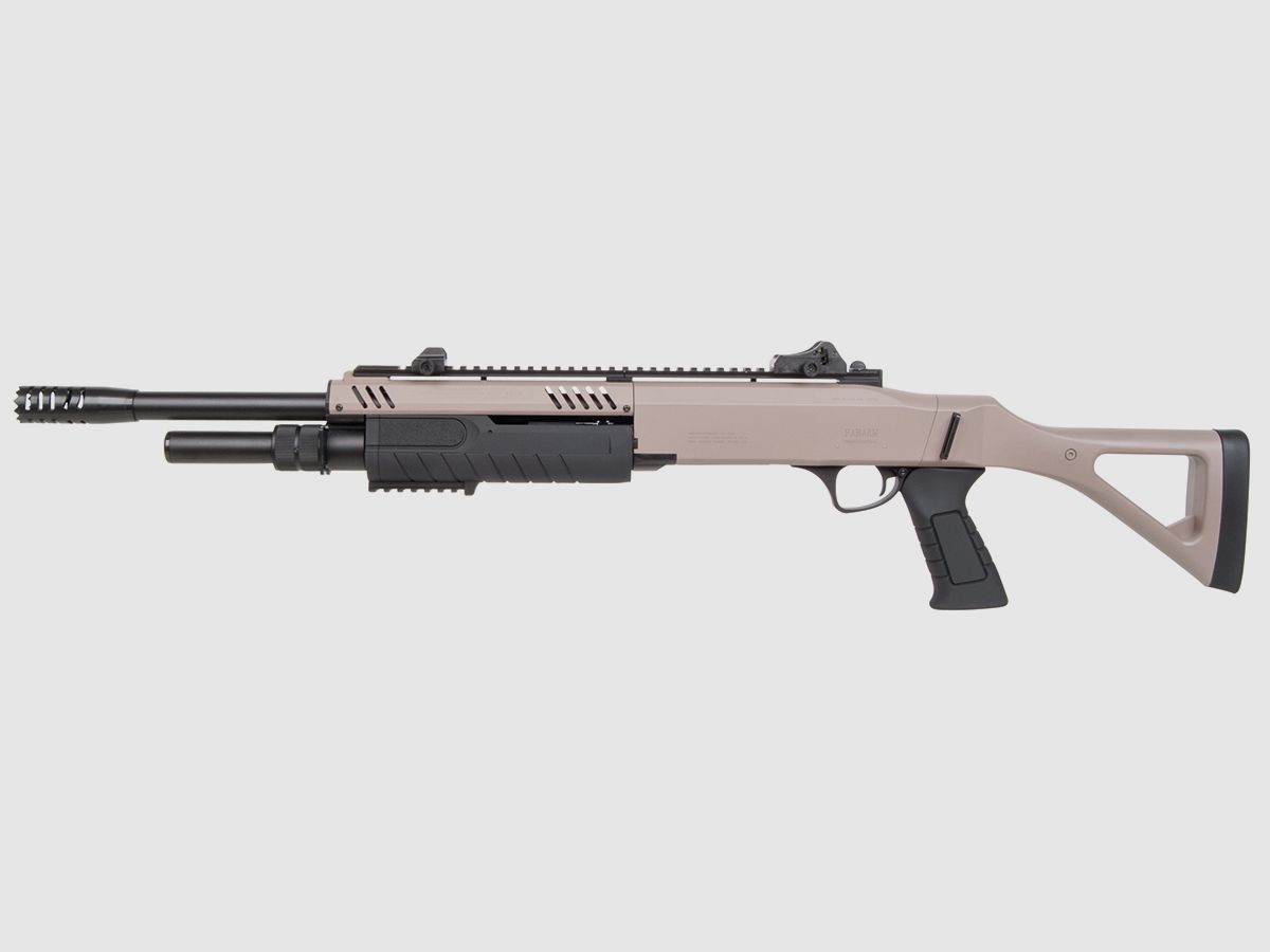 Fabarm STF12 18" Tan 6mm - Airsoft Federdruck Pumpgun
