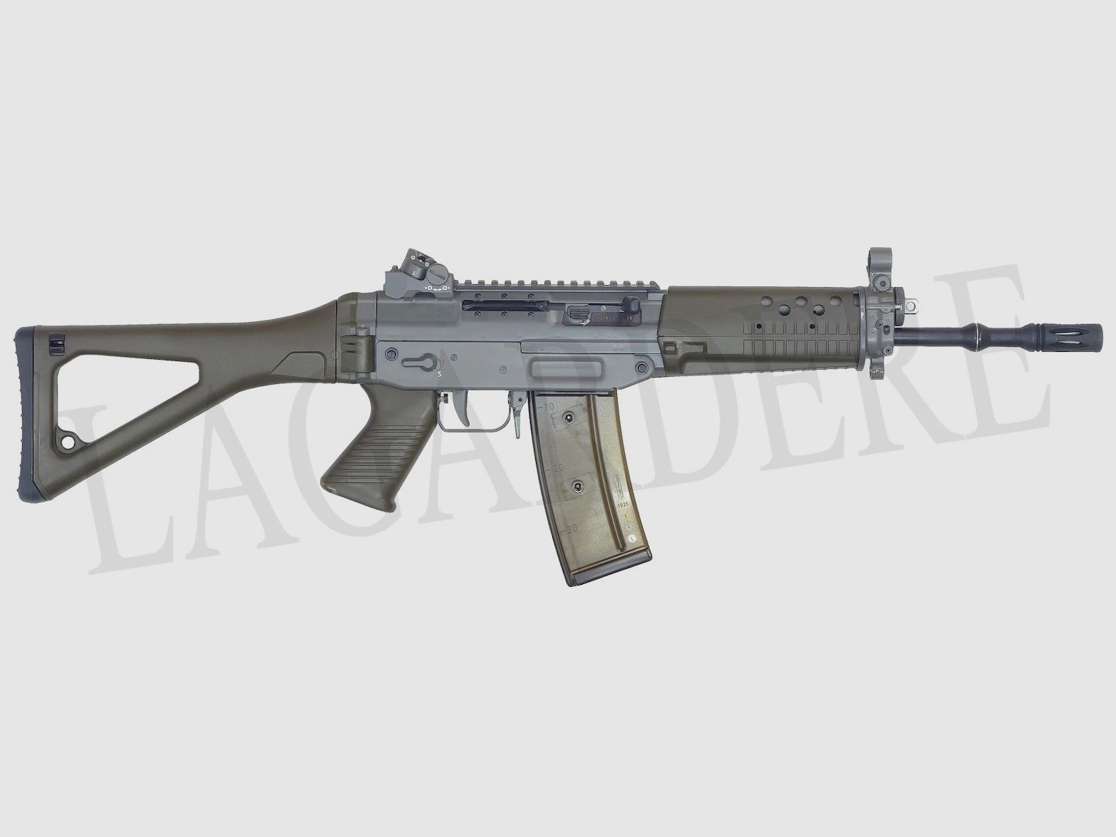 SAN SWISS ARMS SG 553-1 LB GRÜN HA DIOPT+RAIL (SEMI-AUTOMATISCHES STURMGEWEHR)
