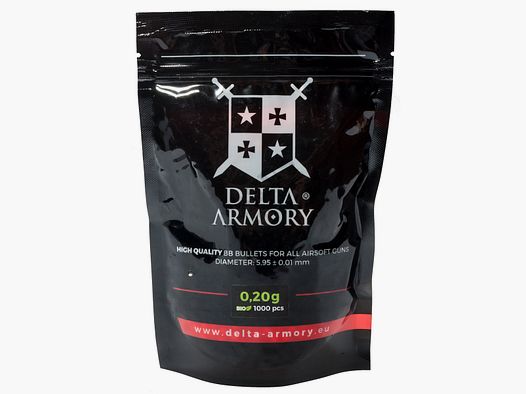 Bio Airsoft BB´s 0.20g (1.000 Stück) diameter 5,95mm - Delta Armory