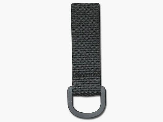 Heim Heim Koppelschlaufe mit D-Ring - Schwarz