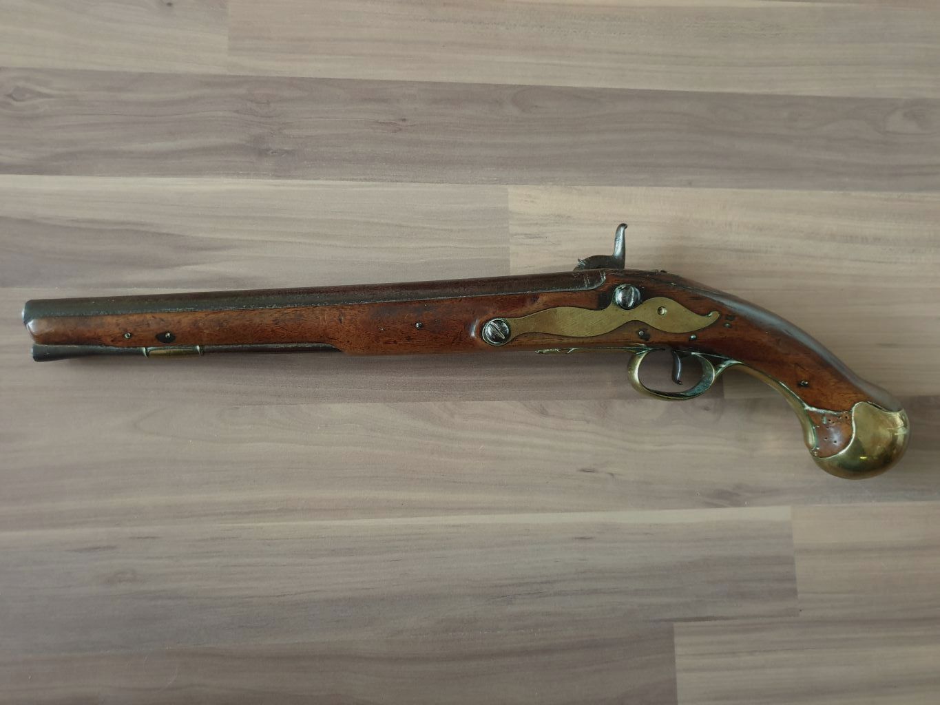 Englische Offizier-Pistole vor 1742