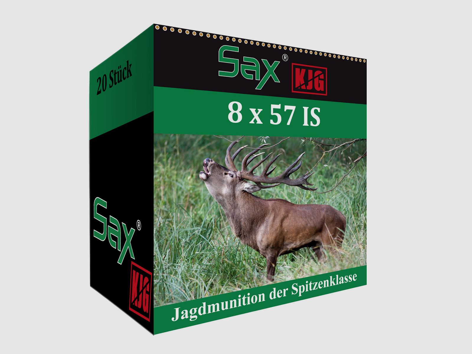 Sax Büchsenpatronen KJG-SR 8x57 IS. 127 grains
