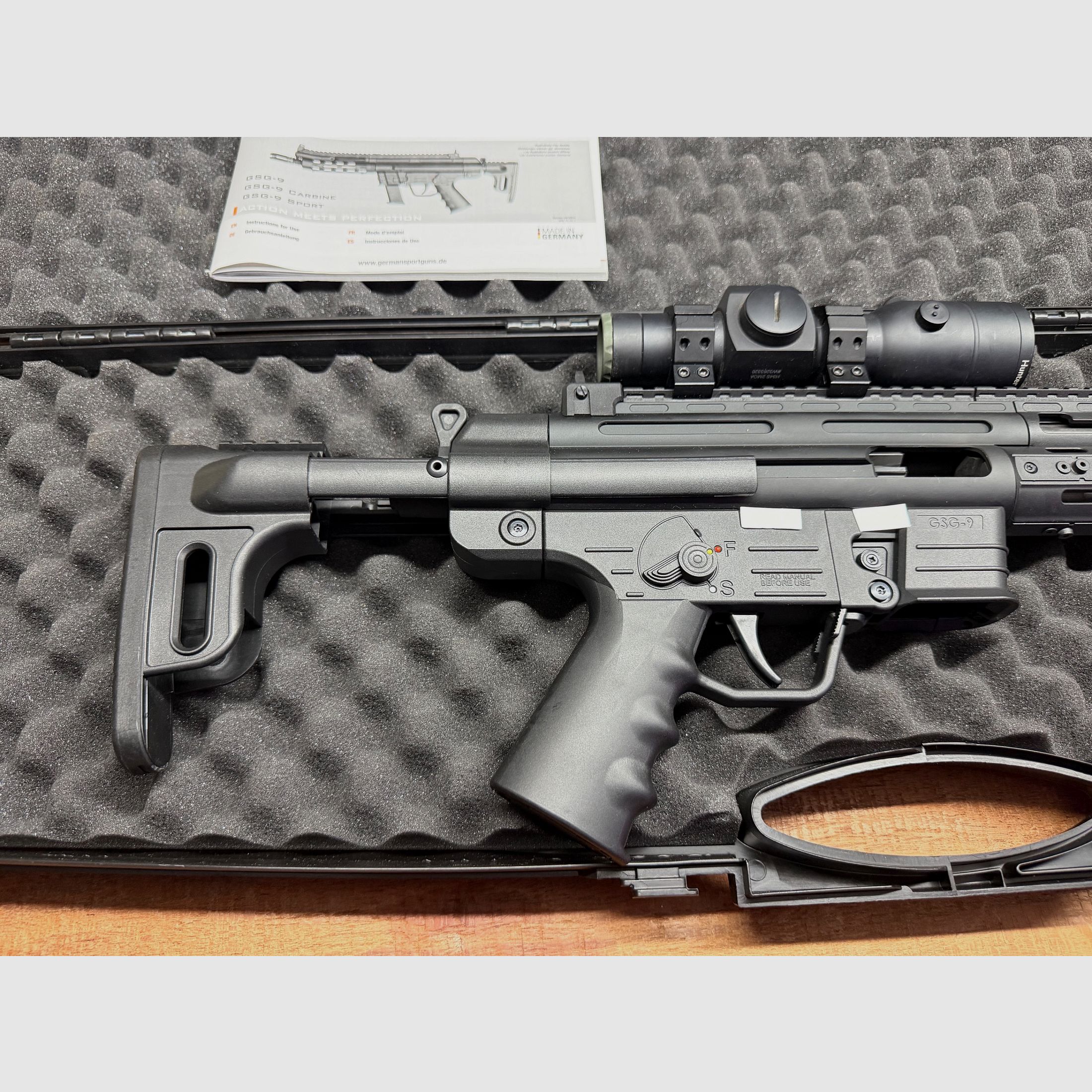 German Sport Guns Selbstladebüchse GSG-9 mit Hunter Rotpunkt, Bild 5 von 8