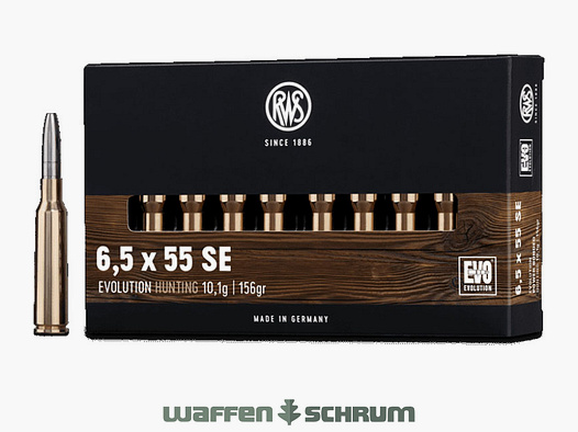 RWS 6,5x55Schwed EVO 10,1g - 156gr.