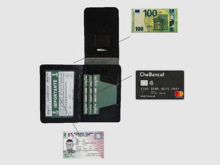 ASCOT ITALY LEDERPORTEMONNAIE WACHMANN SCHWARZ, Bild 3 von 3