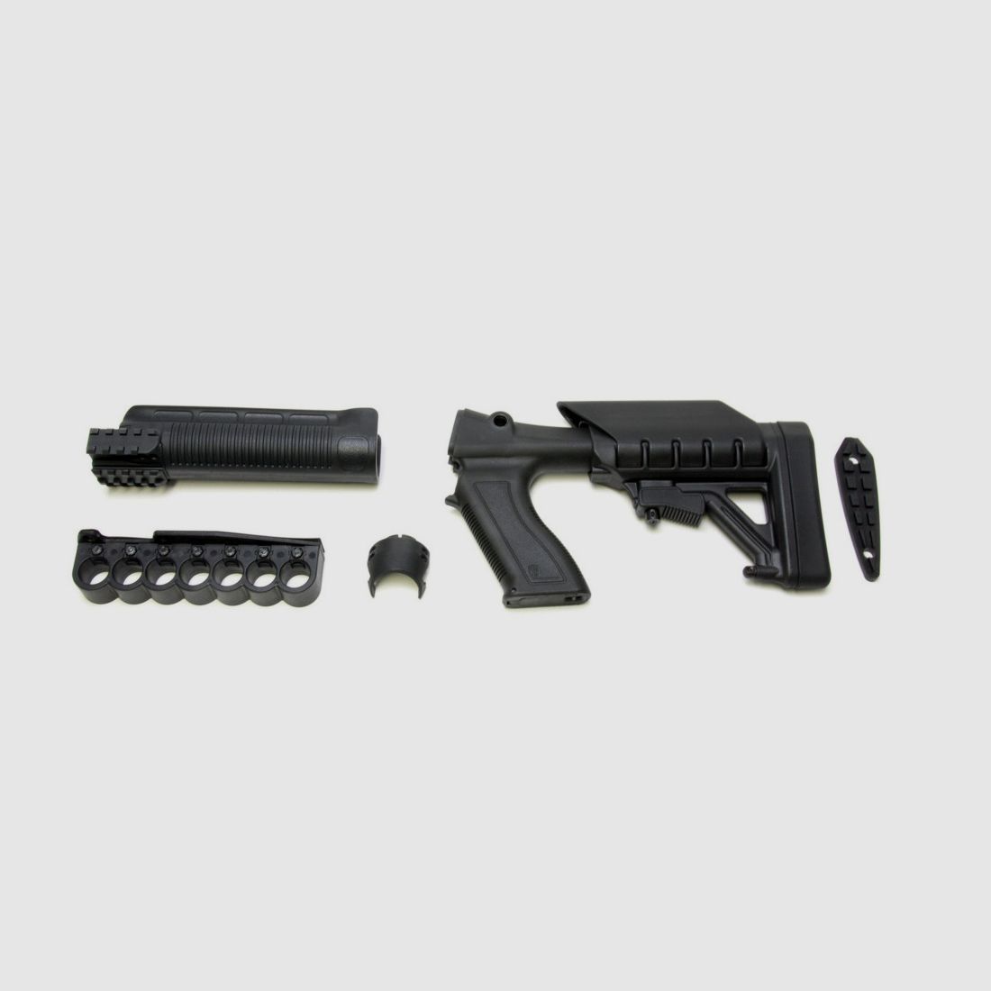 Archangel 500SC Tactical Shotgun Stock System (Mossberg 500/590) - Black Polymer