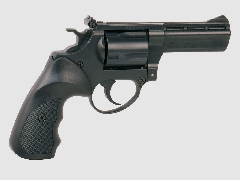 LEP Druckluft Revolver ME 38 Magnum brĂĽniert Kaliber 5,5 mm (P18)