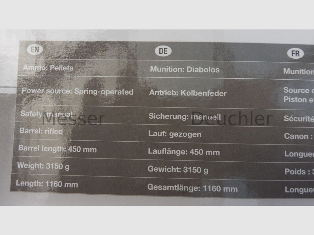 UX Synergis Elite Kit Carabine à canon basculant Elite Kit Carabine à canon basculant