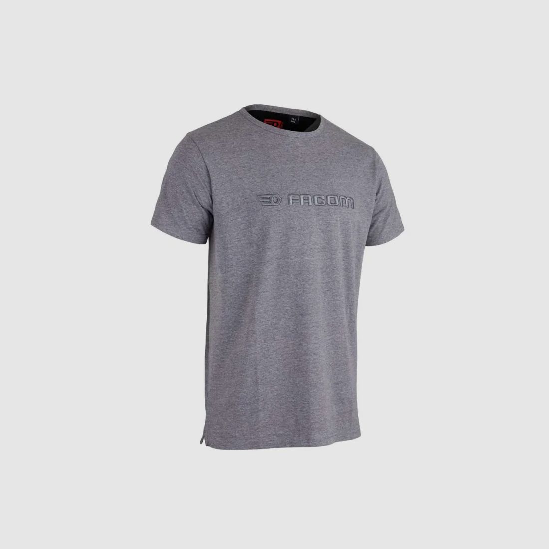 T-Shirt Facom Jersey Grau Meliert von M bis 3XL, Bild 2 von 6
