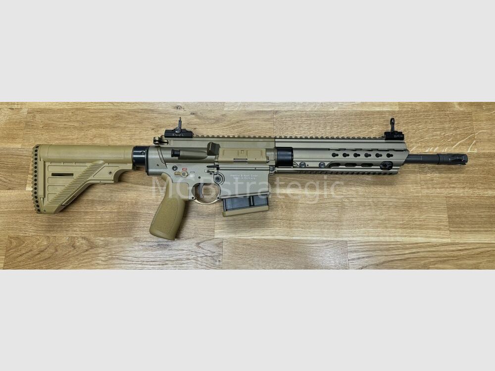 Heckler & Koch MR308 A3 13" - semi-automatic rifle .308 Win. Color sand / RAL8000 - H&K MR 308 A3 - civilian version of the H&K 417 / H&K G27k