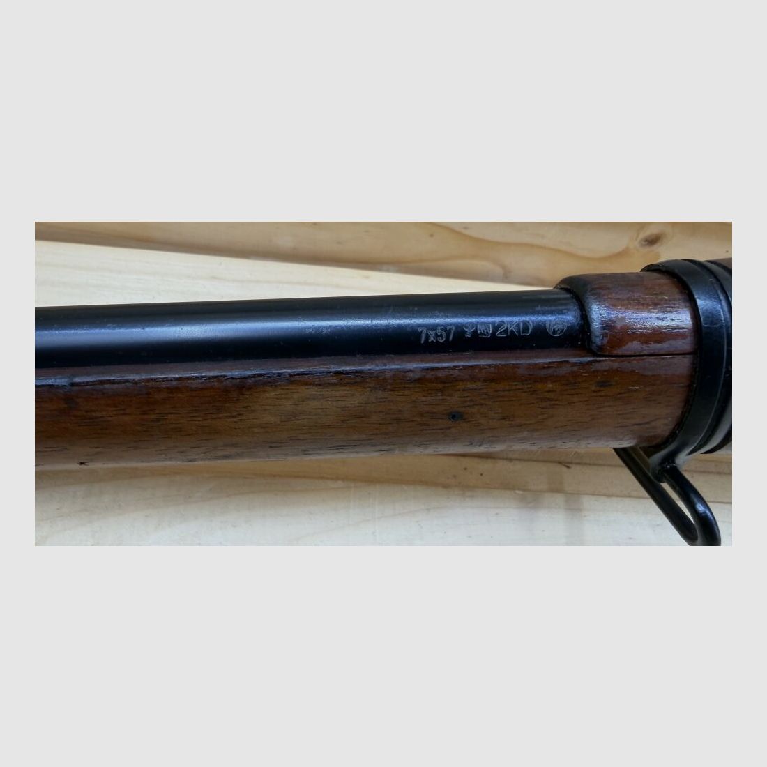 Einzellader DWM Mod. 1908 "Brasilien - Mauser 7x57 mit Schwenkmontagebasen 7x57