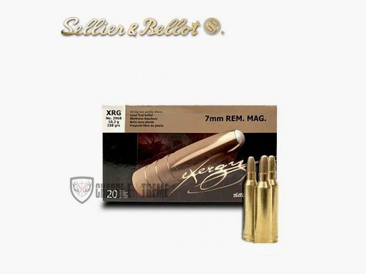 20 Patronen S&B Kal. 7mm Rem Mag 158gr XRG